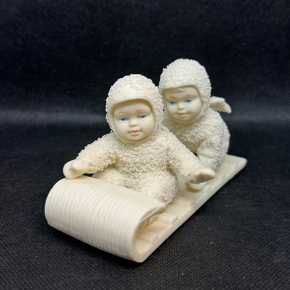 Department 56 Snowbabies “Down the Hill We Go” figurine